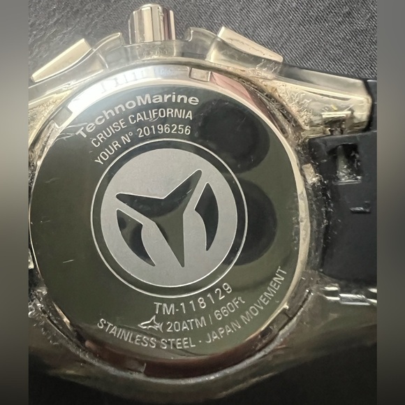 Technomarine Cruise California Chronograph Quartz Black Dial Ladies Watch - Picture 5 of 5